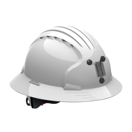 Pip Full Brim Mining Hard Hat with HDPE Shell, 6-Point Polyester Suspension and Wheel Ratchet 280-EV6161M-10